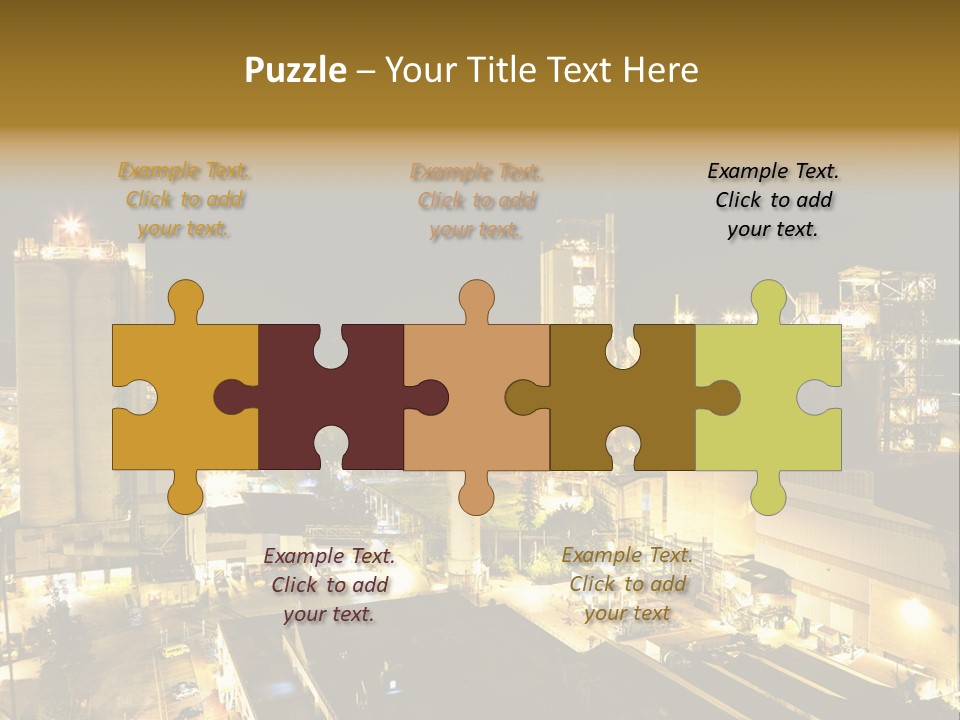 Metal Plant Container PowerPoint Template