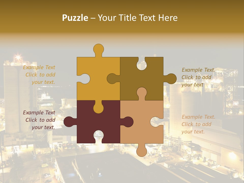 Metal Plant Container PowerPoint Template