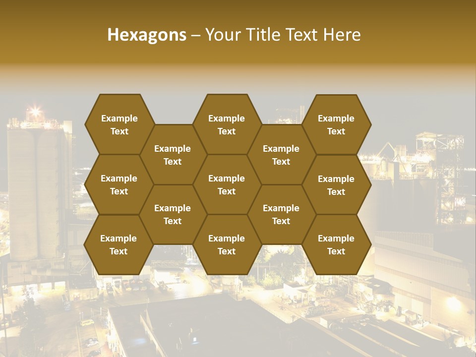 Metal Plant Container PowerPoint Template