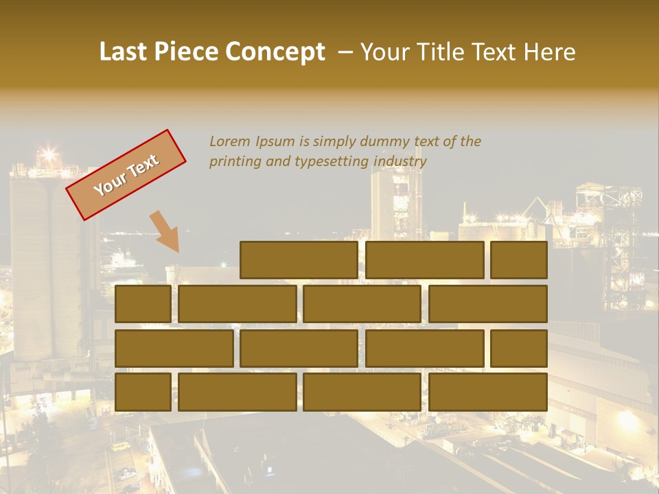 Metal Plant Container PowerPoint Template