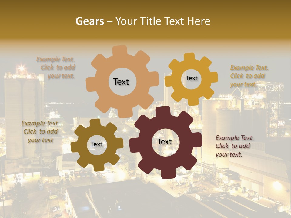 Metal Plant Container PowerPoint Template