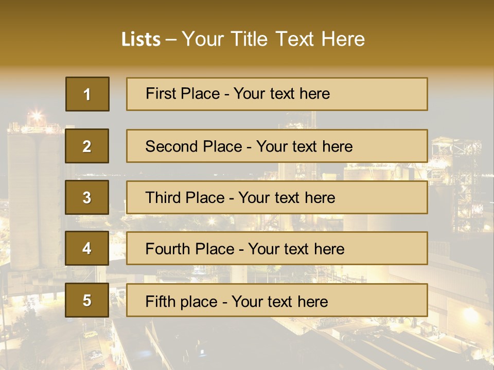 Metal Plant Container PowerPoint Template