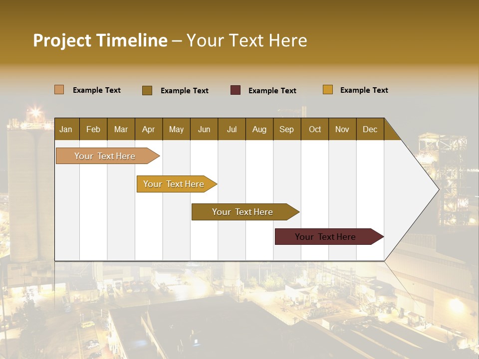 Metal Plant Container PowerPoint Template
