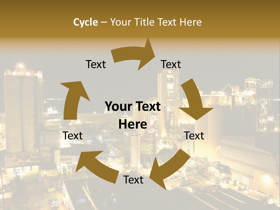 Metal Plant Container PowerPoint Template