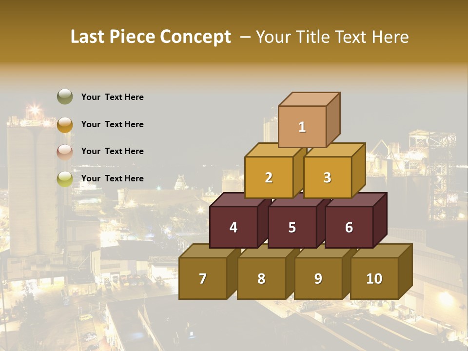 Metal Plant Container PowerPoint Template
