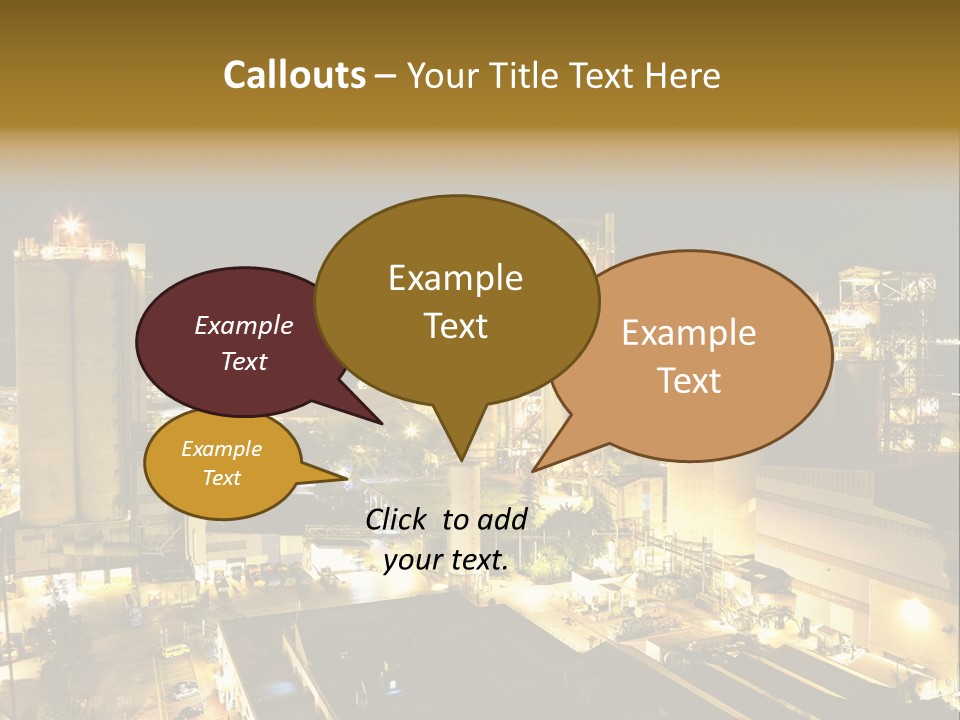 Metal Plant Container PowerPoint Template