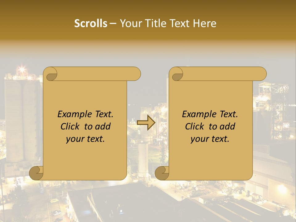Metal Plant Container PowerPoint Template