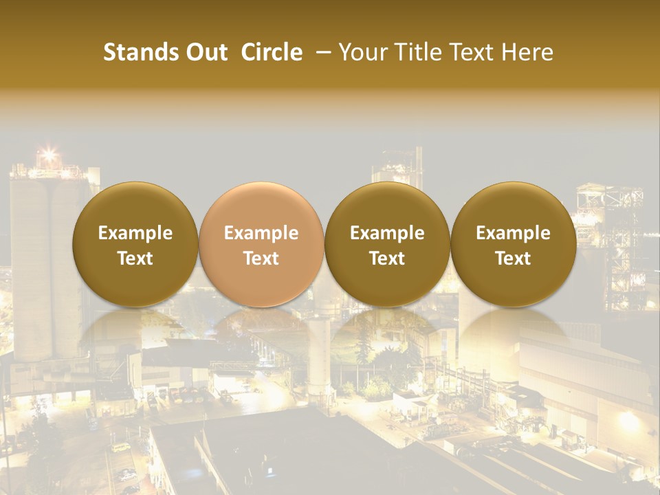 Metal Plant Container PowerPoint Template