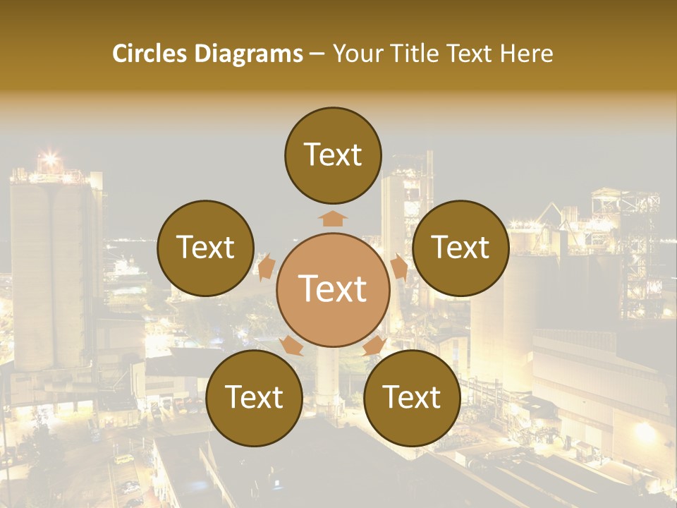 Metal Plant Container PowerPoint Template