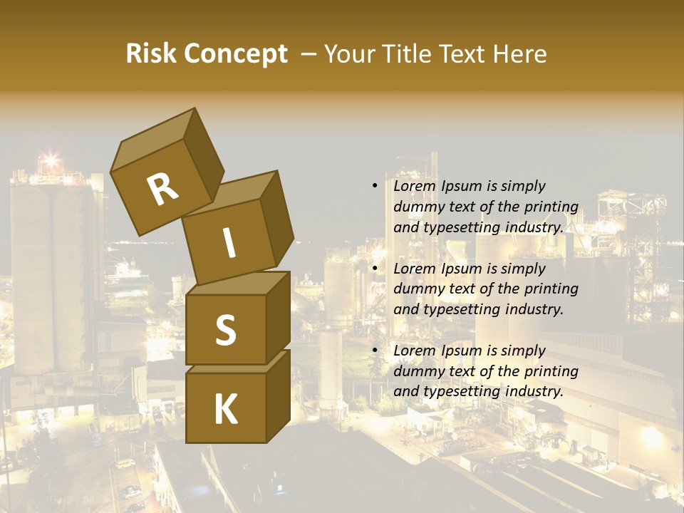 Metal Plant Container PowerPoint Template