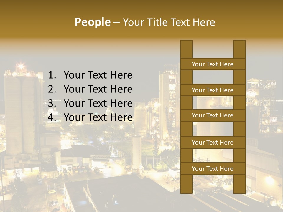 Metal Plant Container PowerPoint Template