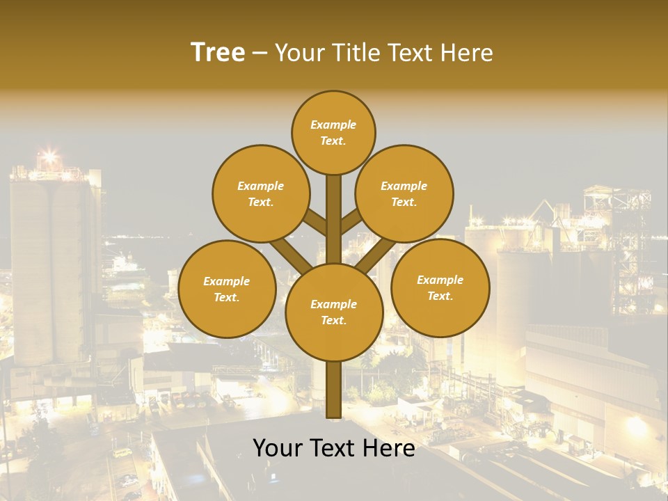 Metal Plant Container PowerPoint Template