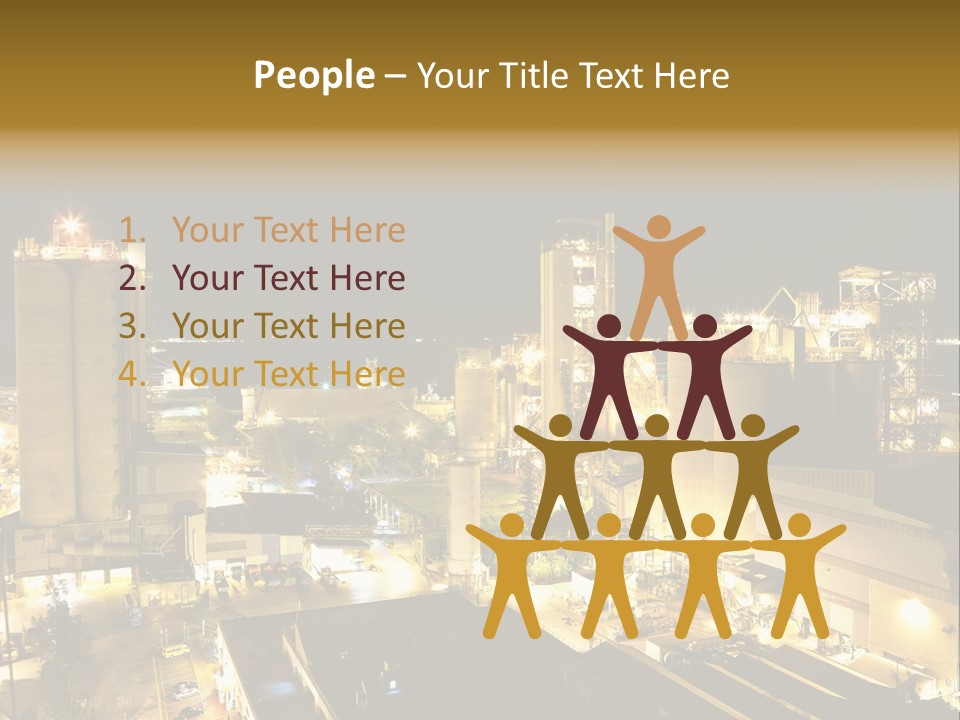 Metal Plant Container PowerPoint Template