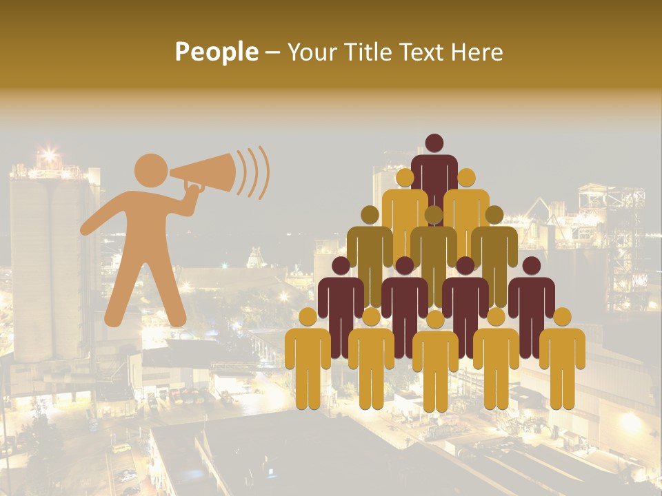 Metal Plant Container PowerPoint Template