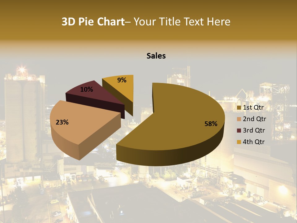 Metal Plant Container PowerPoint Template