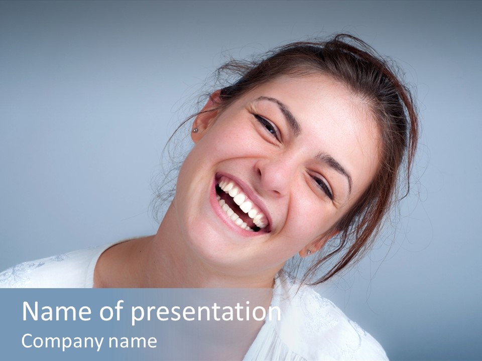 Whitening Human Skincare PowerPoint Template