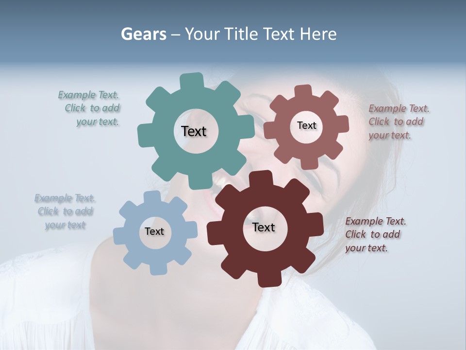 Whitening Human Skincare PowerPoint Template