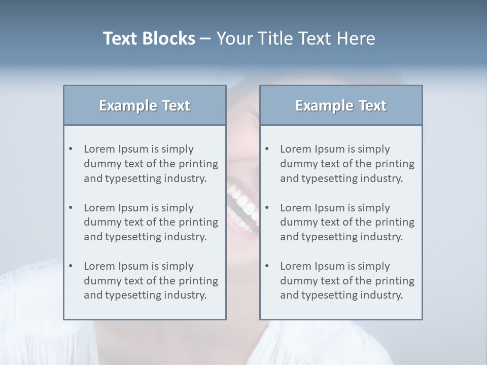 Whitening Human Skincare PowerPoint Template