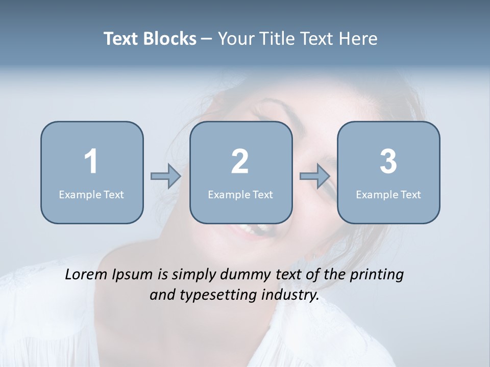 Whitening Human Skincare PowerPoint Template