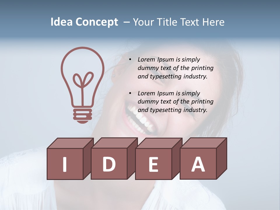 Whitening Human Skincare PowerPoint Template