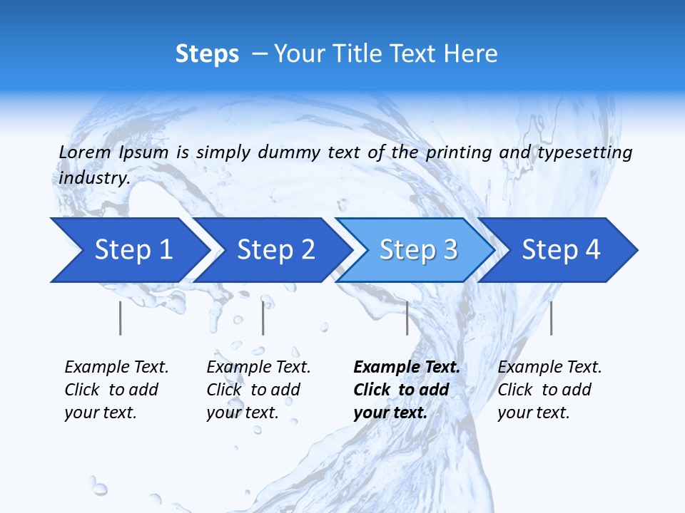 Ripple Wave Color PowerPoint Template