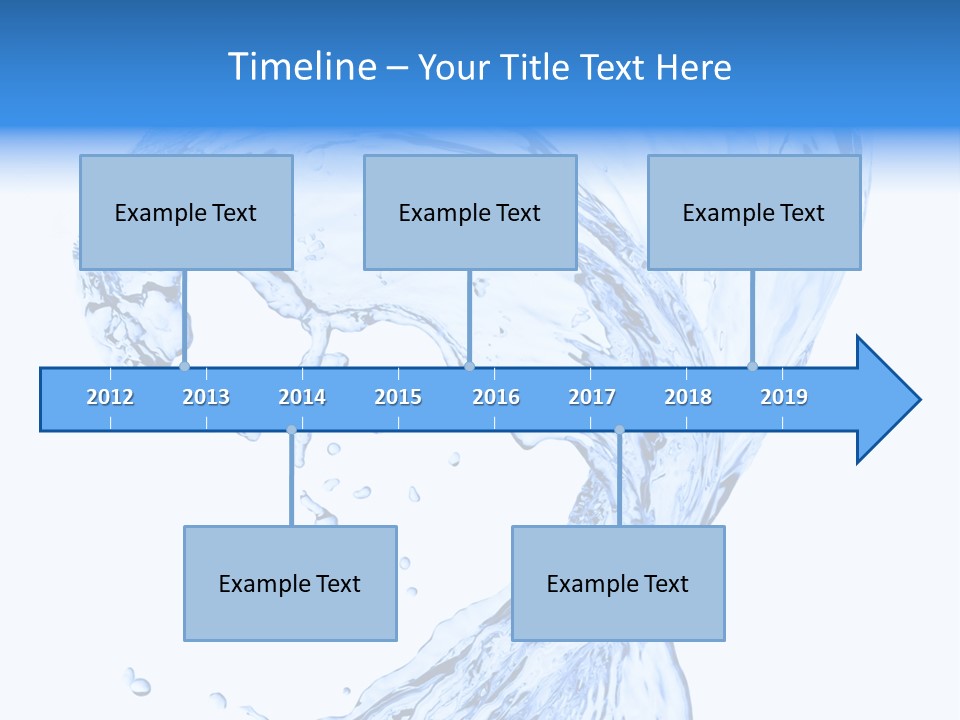 Ripple Wave Color PowerPoint Template