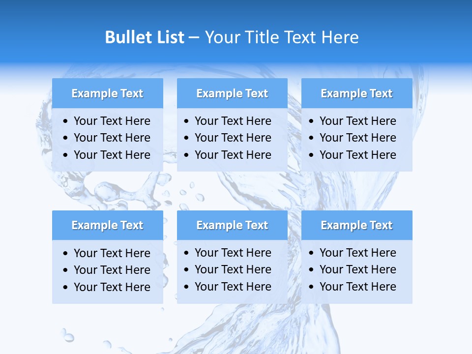 Ripple Wave Color PowerPoint Template