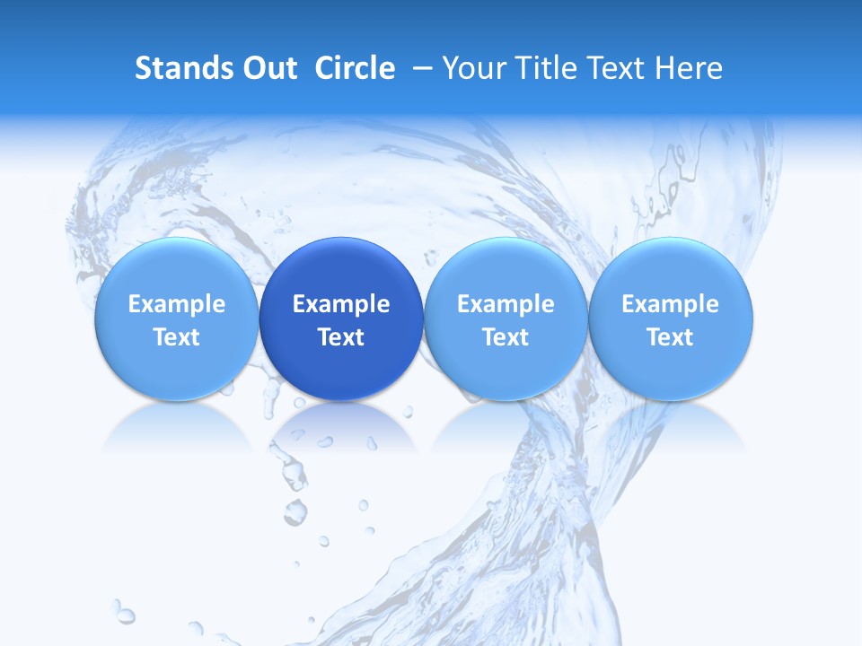 Ripple Wave Color PowerPoint Template