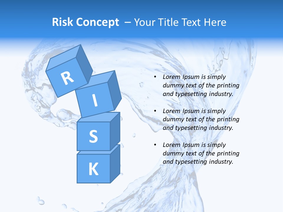 Ripple Wave Color PowerPoint Template