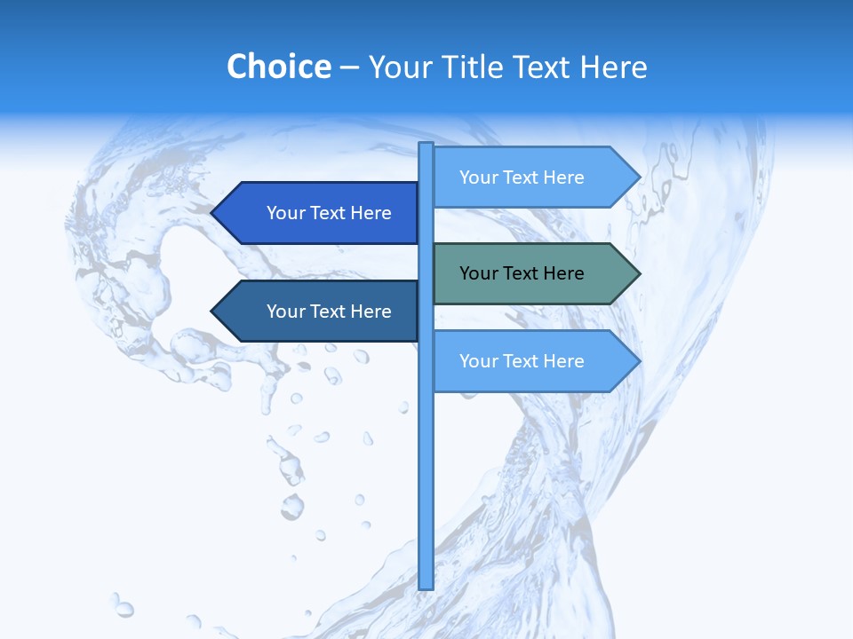 Ripple Wave Color PowerPoint Template
