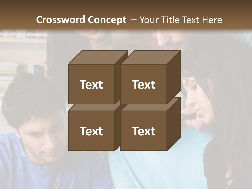 Friend Writing Happy PowerPoint Template