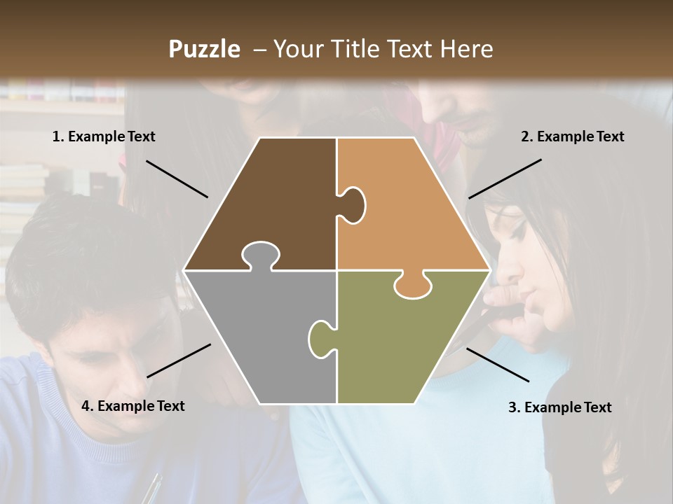 Friend Writing Happy PowerPoint Template