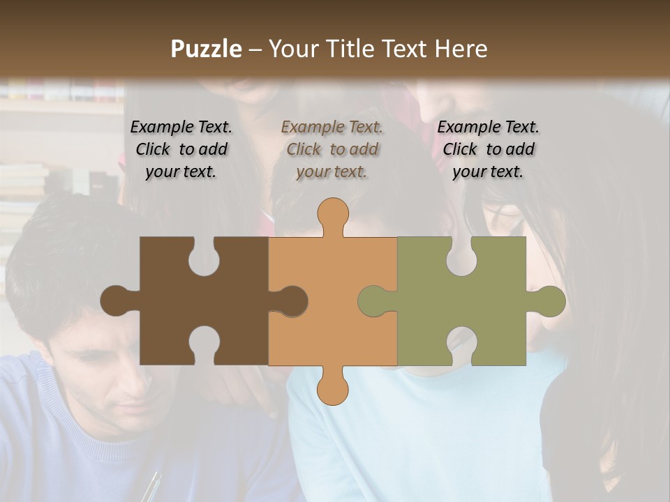 Friend Writing Happy PowerPoint Template