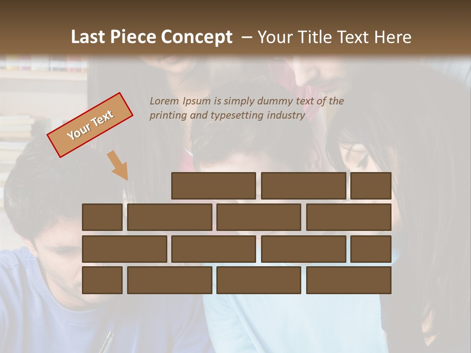 Friend Writing Happy PowerPoint Template