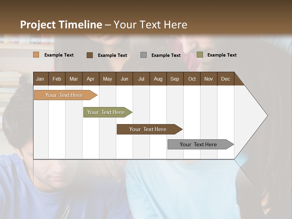 Friend Writing Happy PowerPoint Template