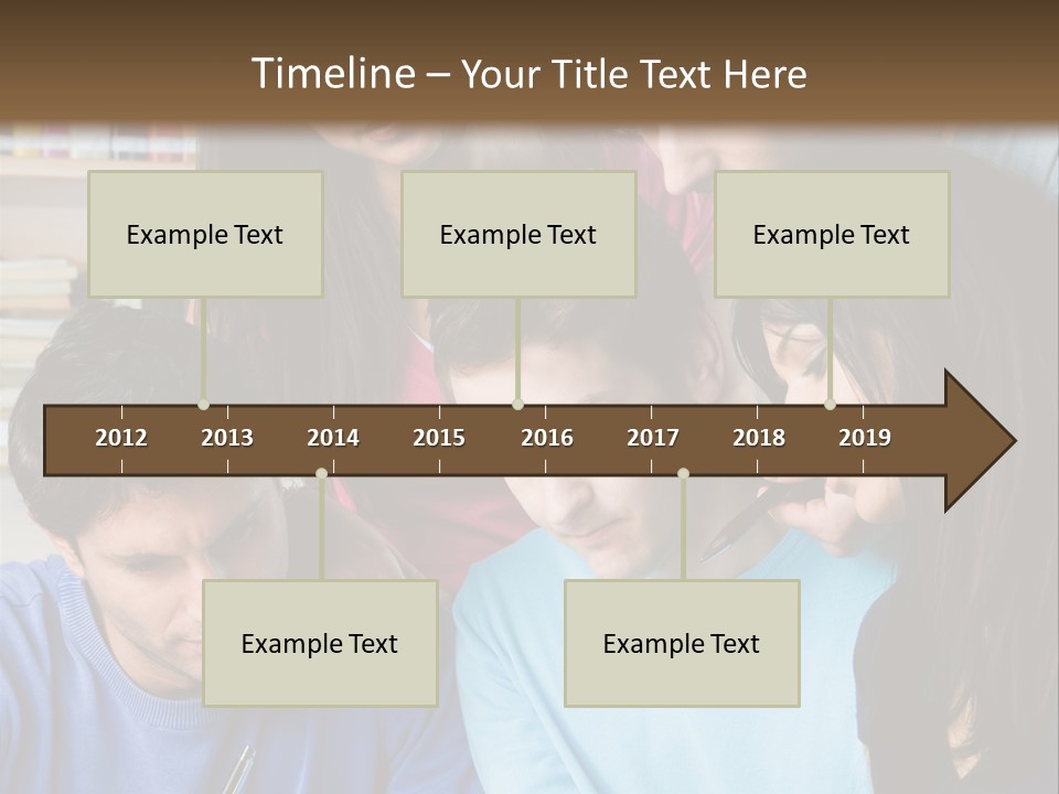 Friend Writing Happy PowerPoint Template