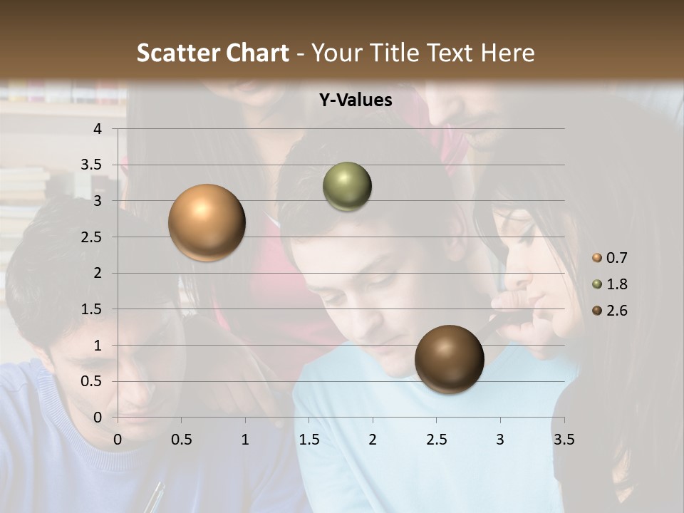 Friend Writing Happy PowerPoint Template