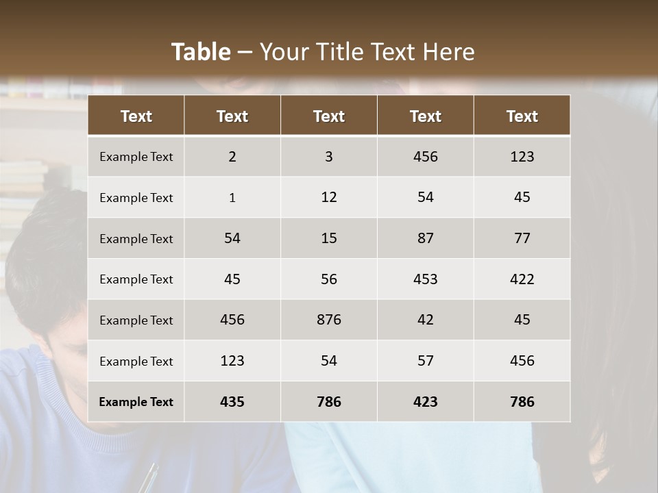 Friend Writing Happy PowerPoint Template