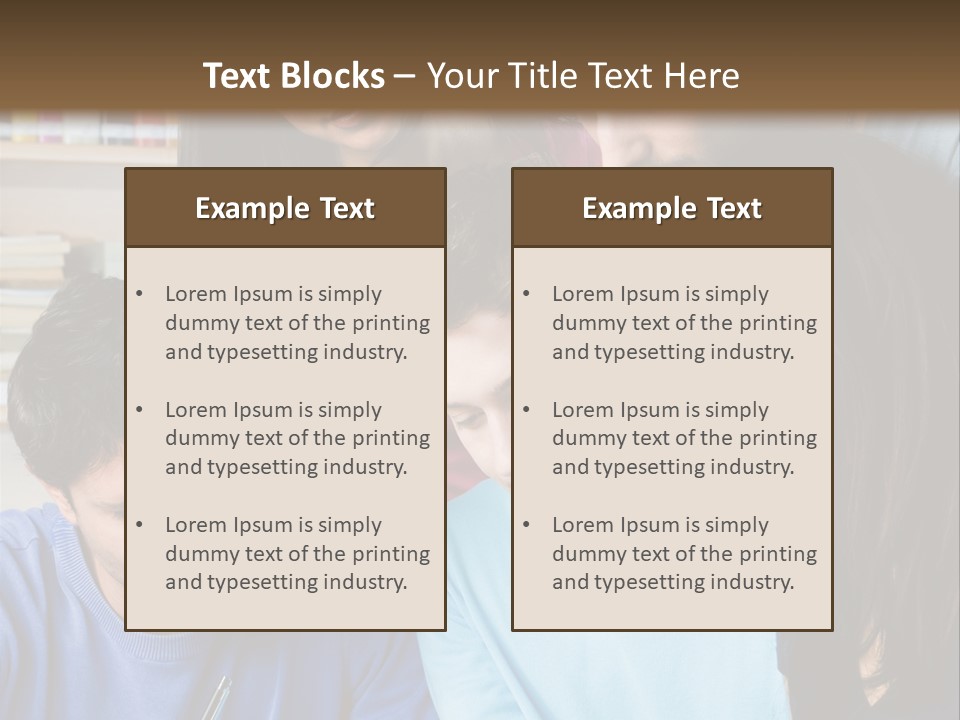 Friend Writing Happy PowerPoint Template