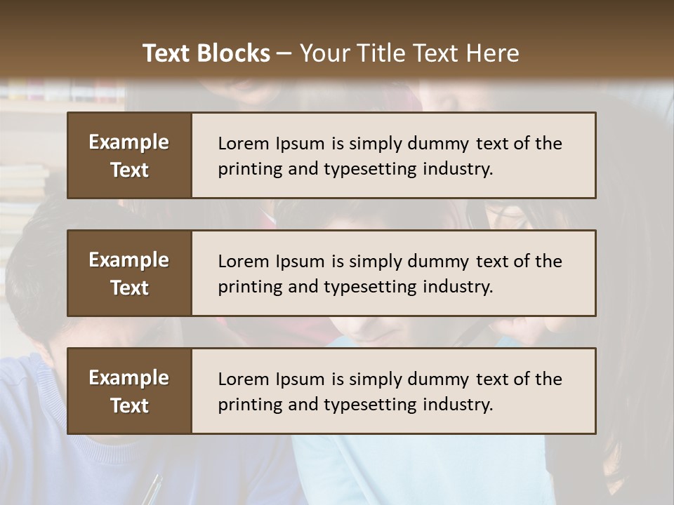 Friend Writing Happy PowerPoint Template