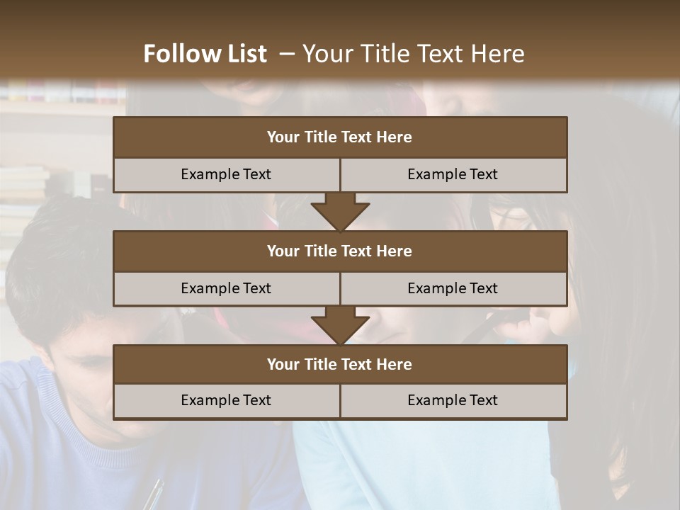 Friend Writing Happy PowerPoint Template