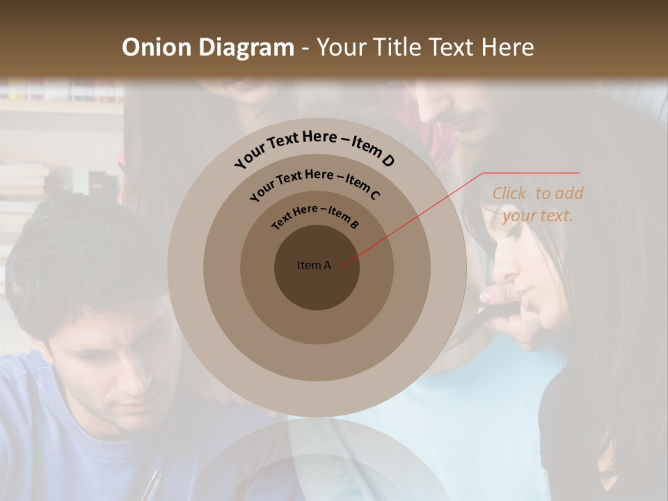 Friend Writing Happy PowerPoint Template