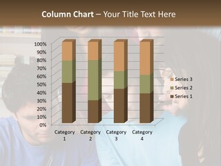 Friend Writing Happy PowerPoint Template