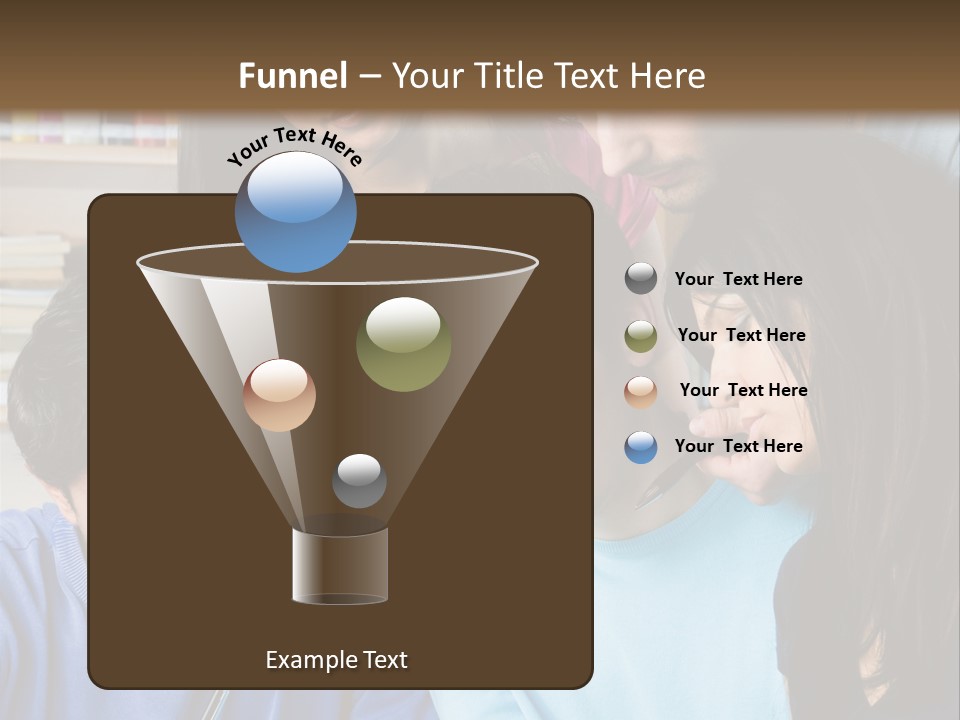 Friend Writing Happy PowerPoint Template