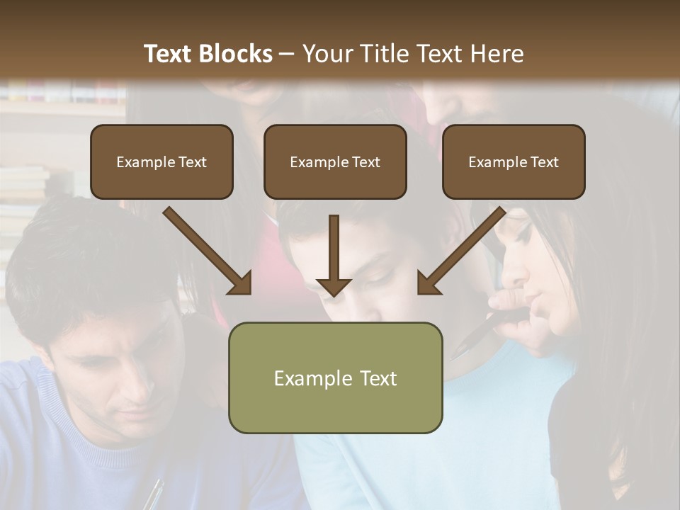 Friend Writing Happy PowerPoint Template