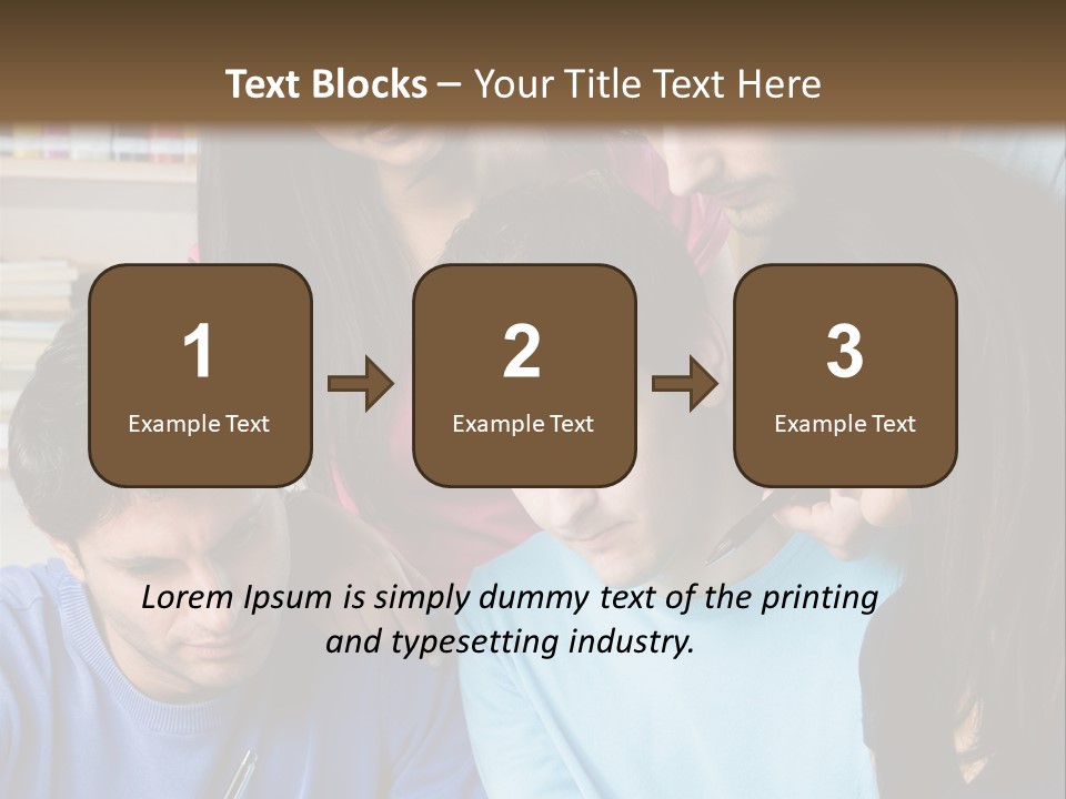 Friend Writing Happy PowerPoint Template