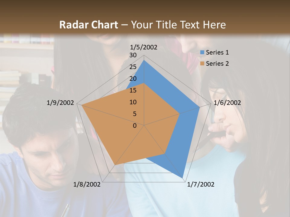 Friend Writing Happy PowerPoint Template