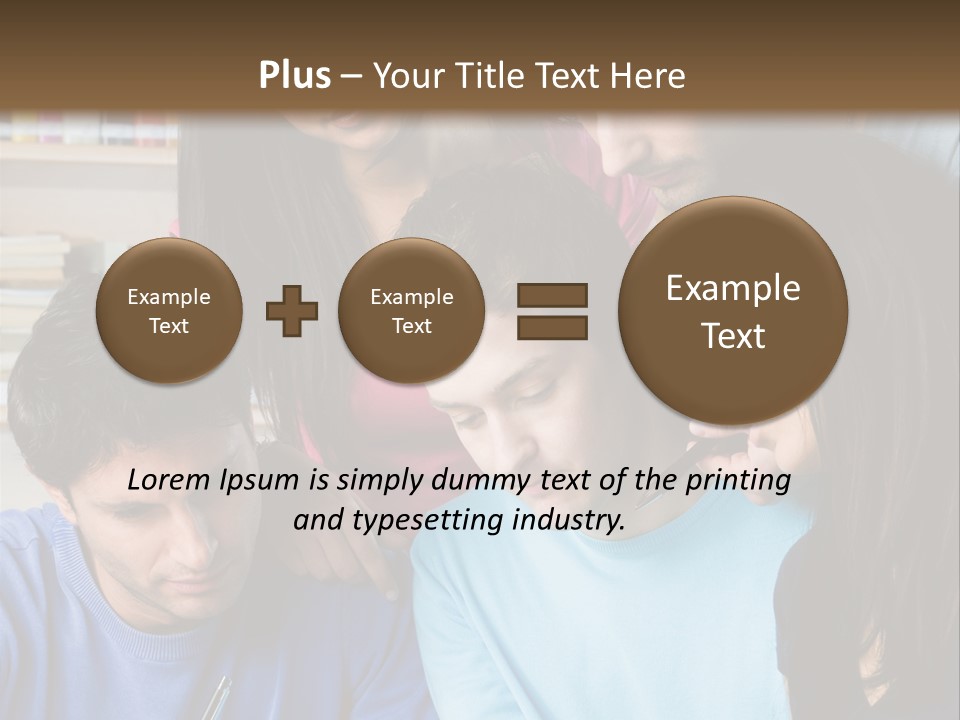Friend Writing Happy PowerPoint Template
