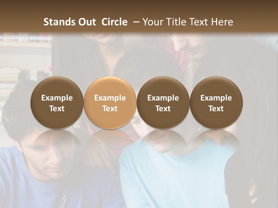 Friend Writing Happy PowerPoint Template