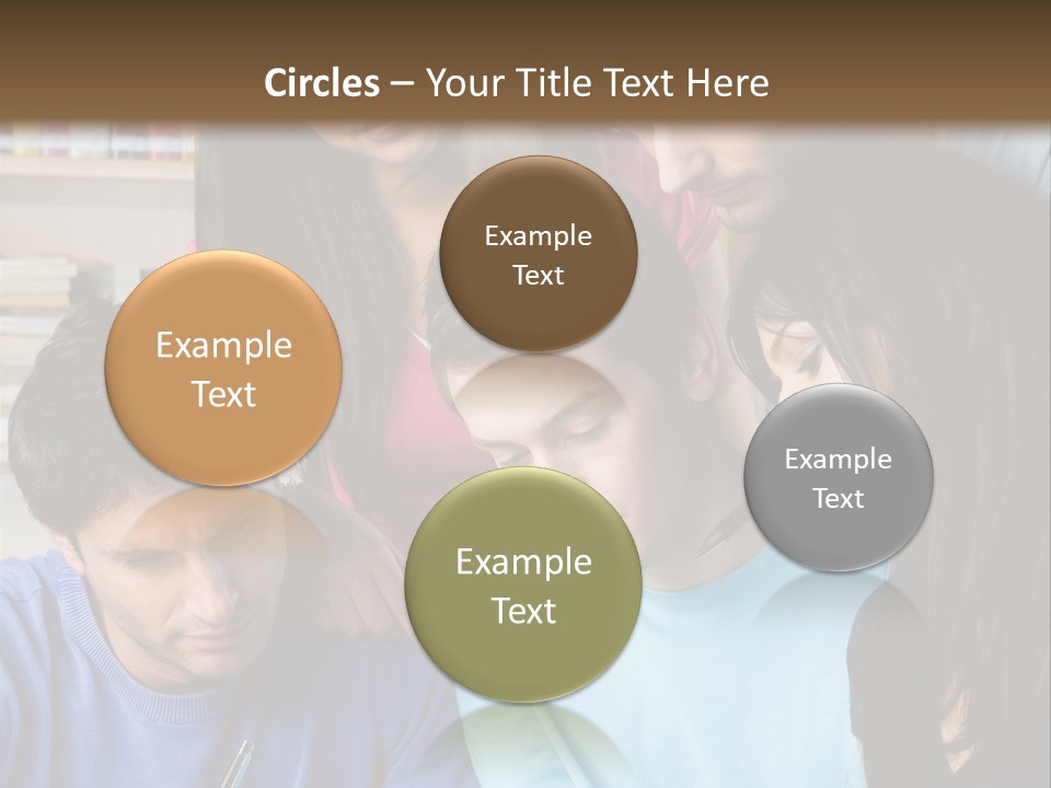 Friend Writing Happy PowerPoint Template